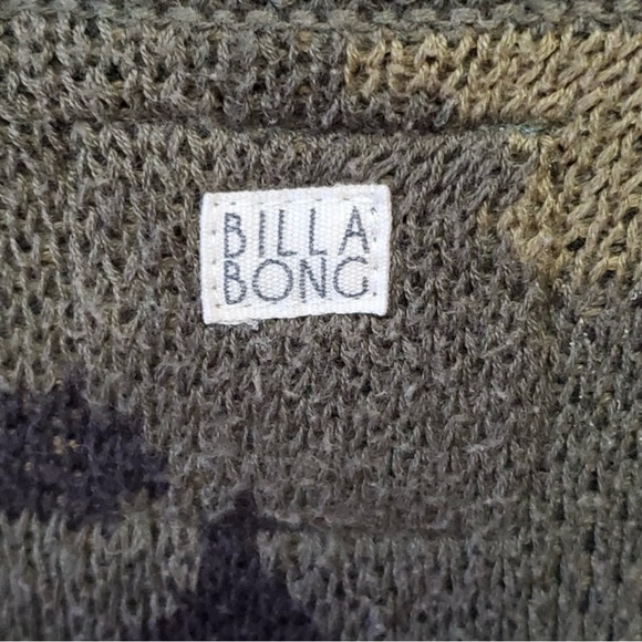 Billabong Camo Print Cardigan Large - Picture 6 of 7